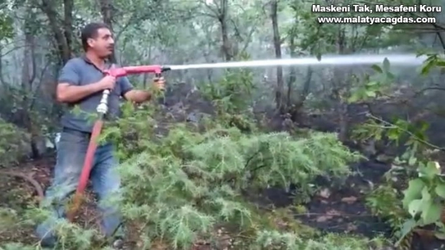 Elazığ Valiliği: 'Yangın, ekiplerimizin yoğun çalışmaları sonucu kontrol altına alınmıştır'