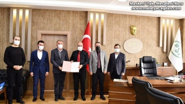 Elmalı Göleti Sulaması İşine Ait Sözleşme İmzalandı