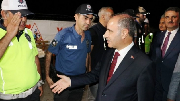 Emniyet Genel Müdürü Aktaş, trafik denetiminde