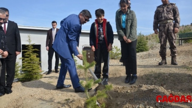 Emniyet müdürlüğünden fidan dikimi