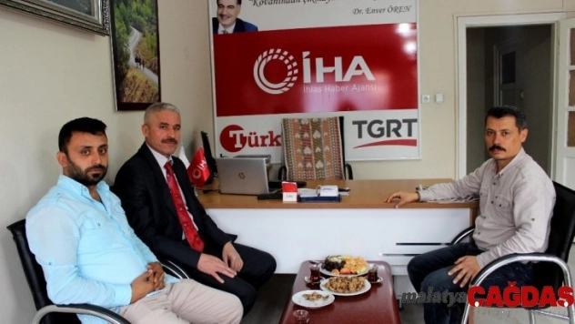 Emniyet Müdürü İbrahim Ergüder'den İHA'ya ziyaret