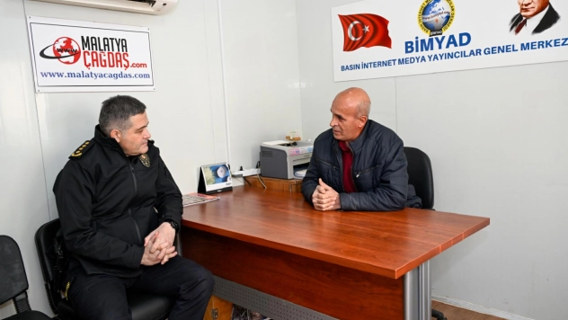 Emniyet Müdürü Kayhan Ay'dan BİMYAD Genel Merkezi'ne Ziyaret