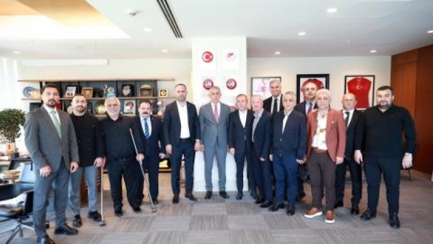 Engelli Futbolu Koordinasyon Kurulu'ndan Başkan Hacıosmanoğlu'na Ziyaret