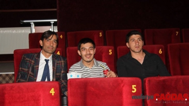 Engelli gencin sinema hayali gerçekleşti
