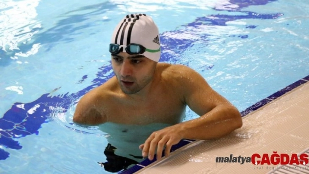 Engelli sporcu azmiyle milli takıma kulaç attı