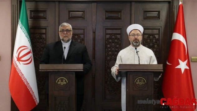 Erbaş ve Ebuzer İbrahimi Türkman, İslam dünyasının sorunları için bir araya geldi