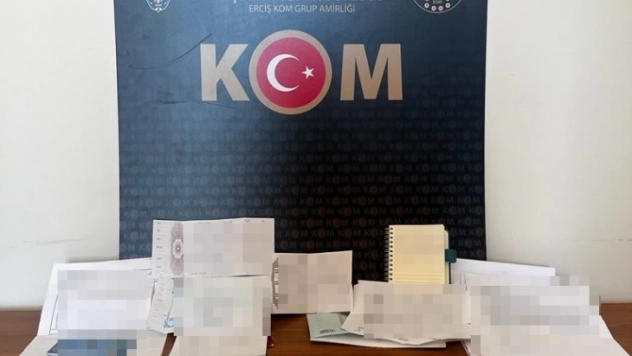 Erciş'te 'tefeci' operasyonu