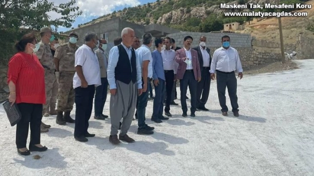 Ergani Kaymakamı Öztürk, Bademli Mahallesinde incelemede bulundu