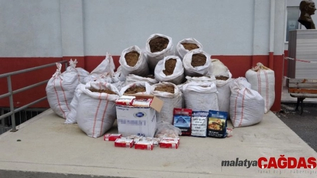 Ergene'de 1 ton kaçak tütün ele geçirildi