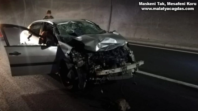 Erkenek Tüneli'nde kaza: 1 ölü