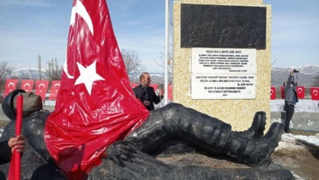 Ermeniler tarafından şehit edilen 71 askerimiz anıldı