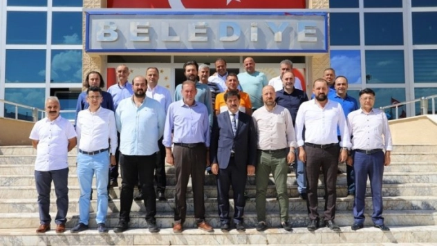 Erzincanspor yönetiminden Başkan Aksun a ziyaret