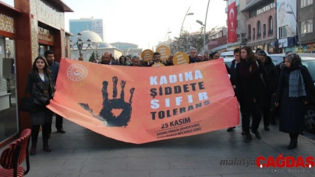 Erzurum 'Kadına Şiddete Hayır' dedi