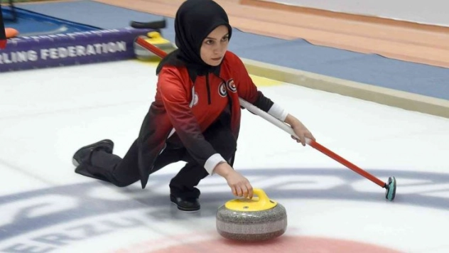 Erzurum'da curling ligi heyecanı