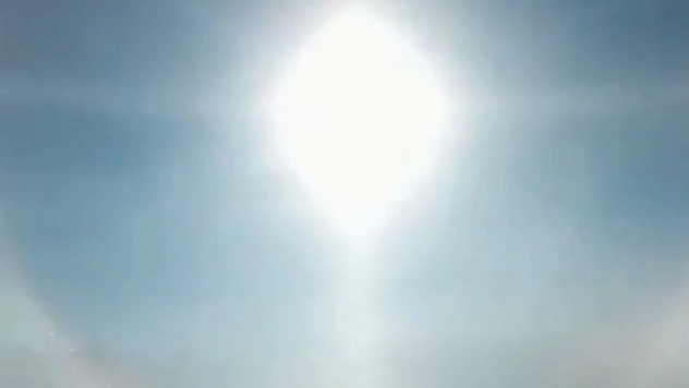 Erzurum'da muhteşem doğa olayını gören telefonuna sarıldı