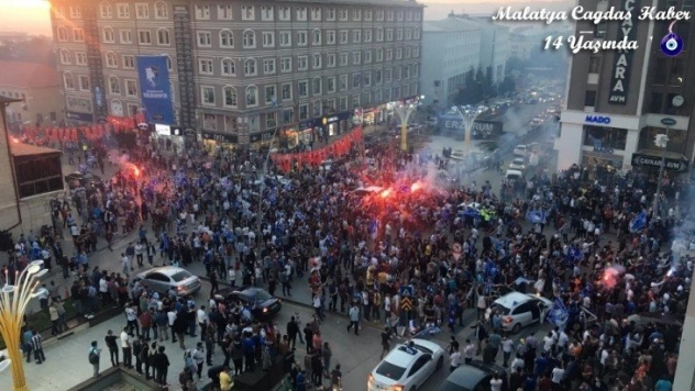 Erzurum'da Süper Lig sevinci