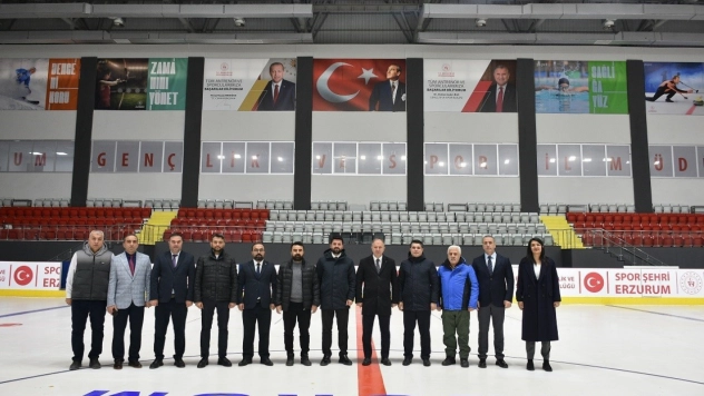 Erzurum GSİM buz salonlarının çehresini değiştiriyor