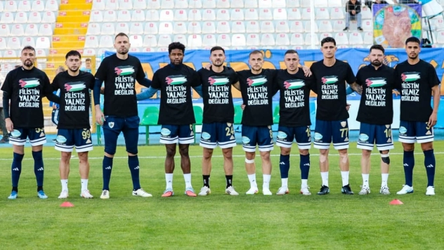 Erzurumspor'dan Filistin'e destek  çağrısı