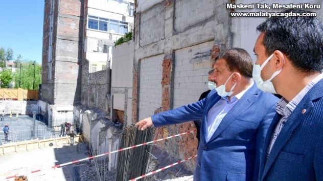 İş merkezi çalışmaları başladı