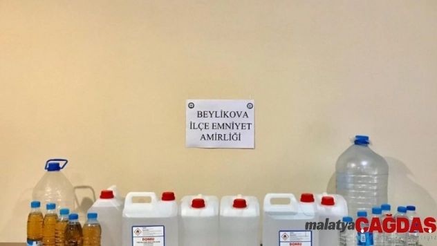 Eskişehir'de 39 litre kaçak içki ele geçirildi