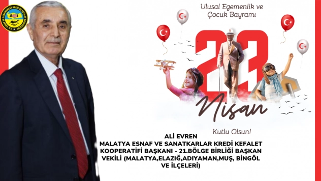 ESKKB Başkanı Ali Evren'den 23 Nisan'da Çocuklara Sevgi Dolu Mesaj