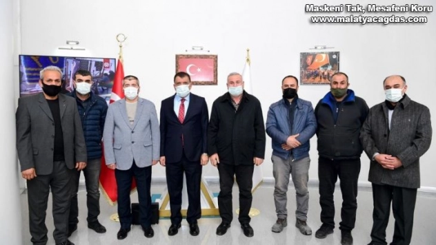 Esnaflardan Başkan Gürkan'a ziyaret