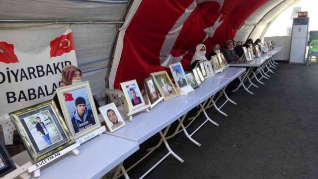 Evlat nöbetindeki anne: 'HDP'ye inanmayın, PKK'ya kanmayın, kaçıp gelin burada güçlü devletimiz var'