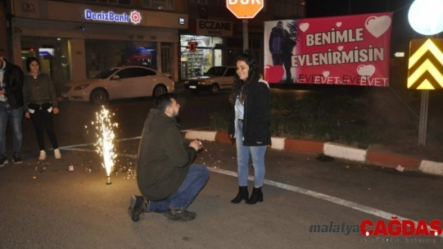 Evlilik teklifinin böylesi