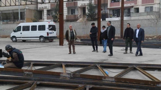 Eyyübiye'de çalışmalar yerinde incelendi