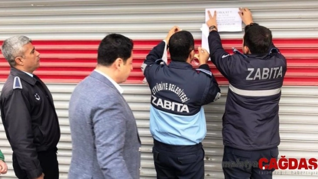 Eyyübiye'de kaçak ve izinsiz deve kesimi yapan iş yeri mühürlendi