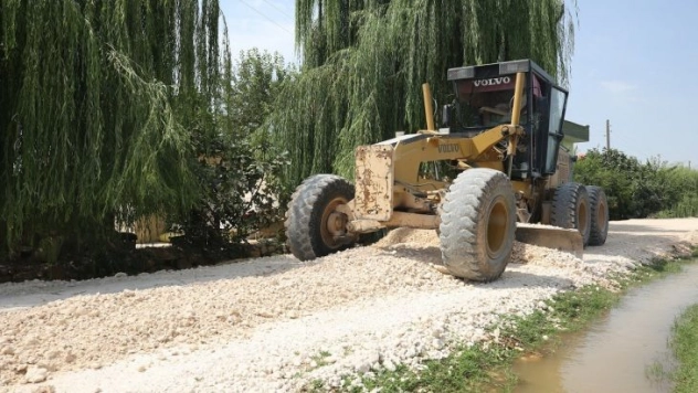 Eyyübiye'de yol çalışmalarının yaz sonuna bitirilmesi hedefleniyor