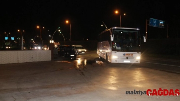 Fenerbahçe kafilesi Rize'de