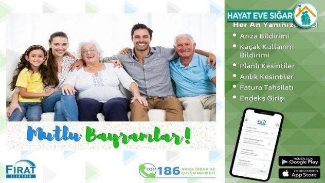 Fırat Edaş Bayramda Kesintisiz Enerji İçin Her An Yanınızda!