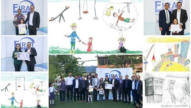 Fırat Edaş'ta İş Güvenliği İçin El Ele Resim Yarışması Sonuçlandı