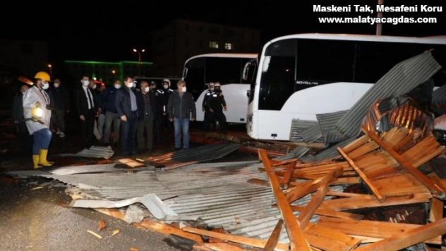 Fırtına 10 dakika sürdü faturası ağır oldu
