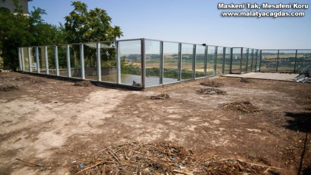 Fiskaya'daki seyir terası yenileniyor