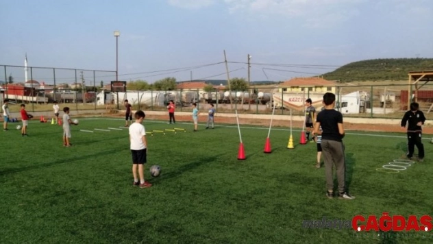 Futbol kursuna yoğun ilgi