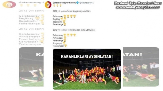 Galatasaray'dan Fenerbahçe'ye cevap