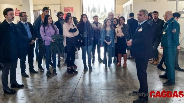 GAÜN öğrencilerinden Gaziantep Havalimanı Gümrük Müdürlüğü'ne inceleme gezisi