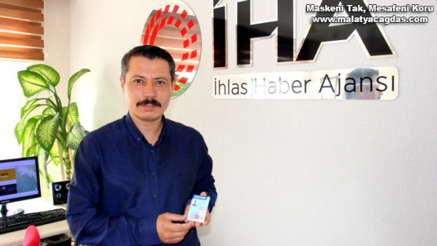 Gazeteci Ahmet Arslantaş Sürekli Basın Kartı sahibi oldu