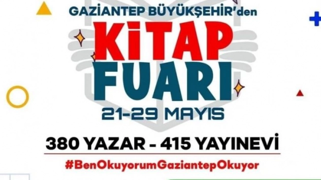 Gaziantep kitap fuarı için geri sayım başladı