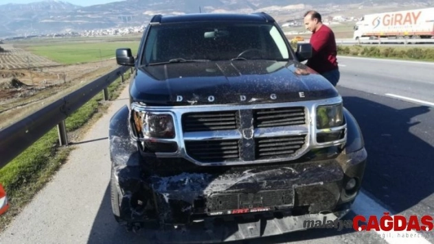 Gaziantep'te 3 aracın karıştığı kazada 1 kişi yaralandı