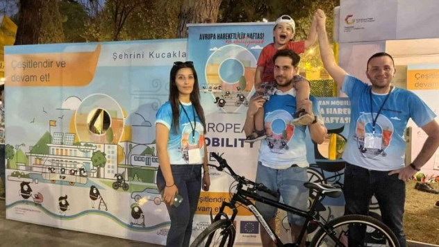 Gaziantep'te Avrupa hareketlilik haftası kutlanıyor