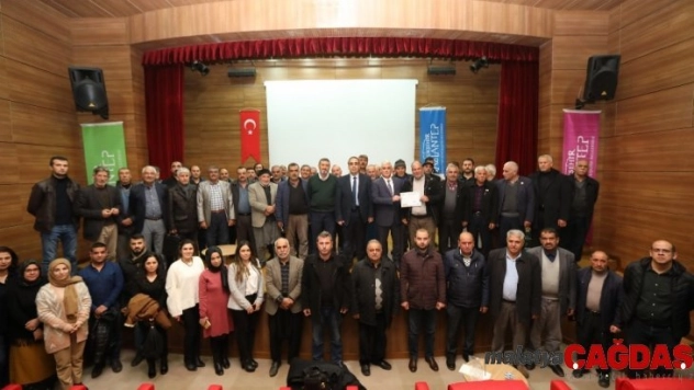 Gaziantep'te çiftçi eğitimleri devam ediyor