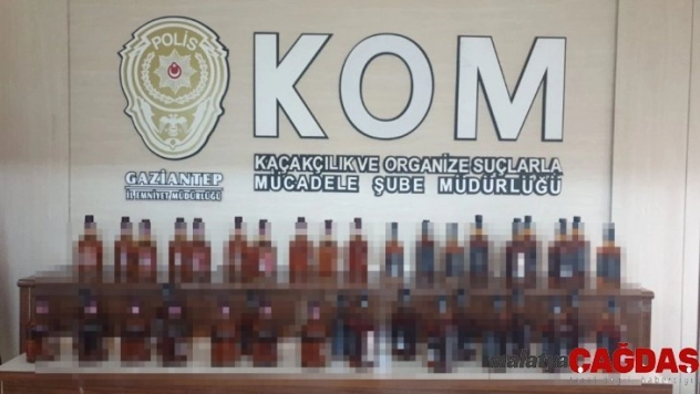 Gaziantep'te yılbaşı öncesi sahte alkol operasyonu