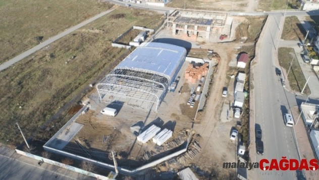 Gebze'nin yeni spor kompleksi yükseliyor