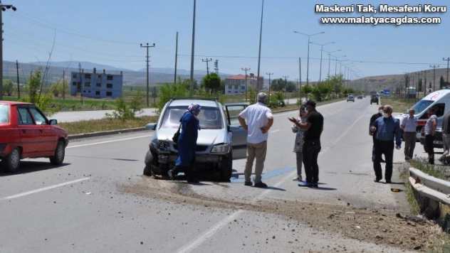 Gemerek'te kaza: 1 yaralı