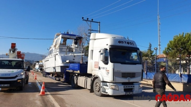 Gemlik körfezinde tekne operasyonu
