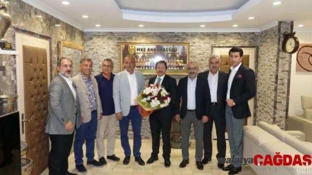 Gençlerbirliği'nden MKE Ankaragücü'ne 'Hayırlı olsun' ziyareti