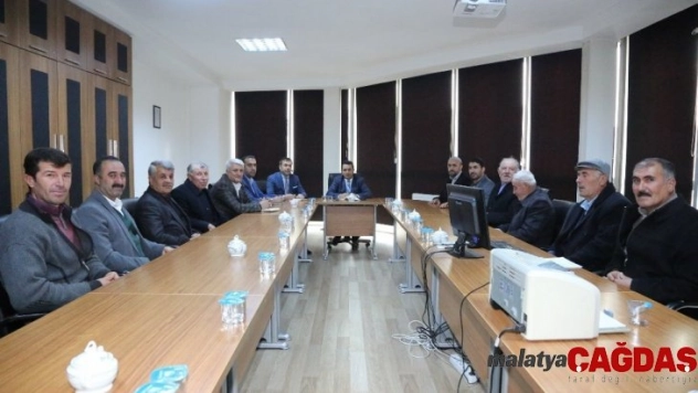 Genel Müdürü Kaplan, muhtarların talepleri dinlendi